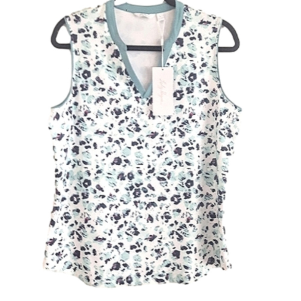 Lady Hagen Golf / Sport Hydrodri Seaglass Sleeveless Top Size L